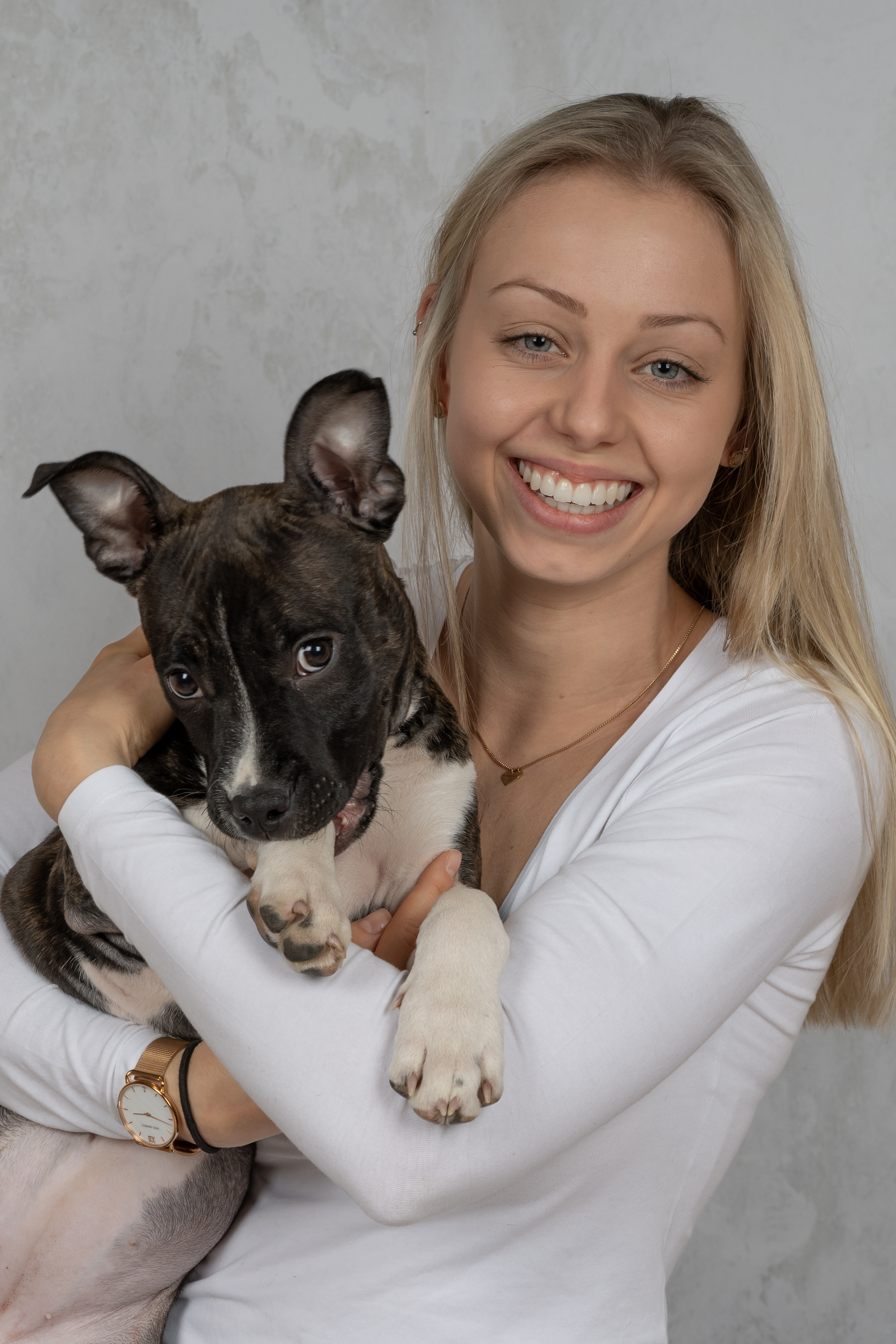 Celine von Alkier mit Hund Hailey